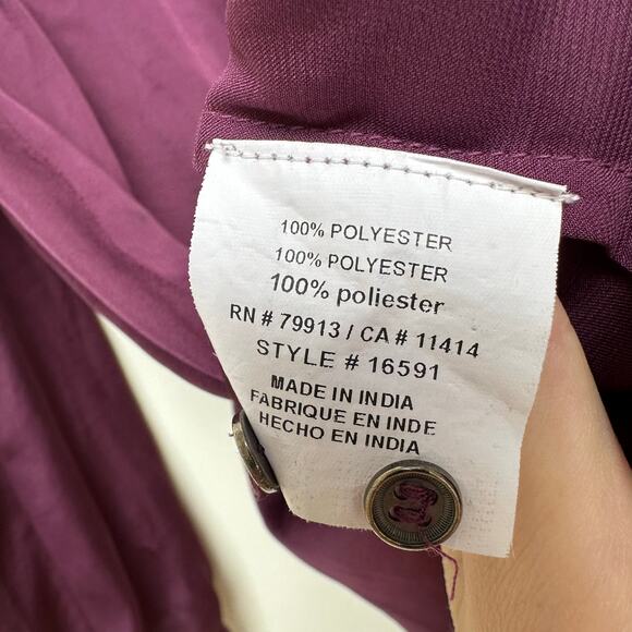 A Pea in the Pod Maternity Tunic Blouse – Size M – Plum Purple - Picture 7 of 7